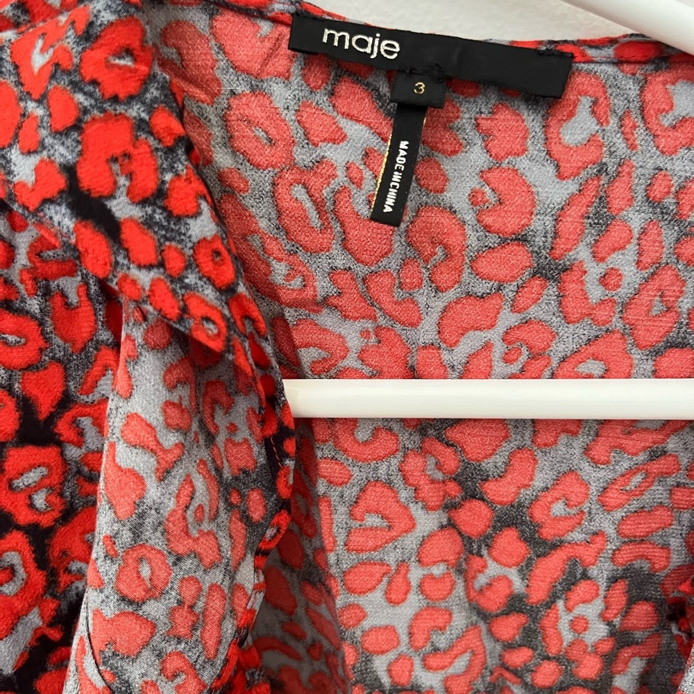 Maje wrap blouse - Picture 4 of 4